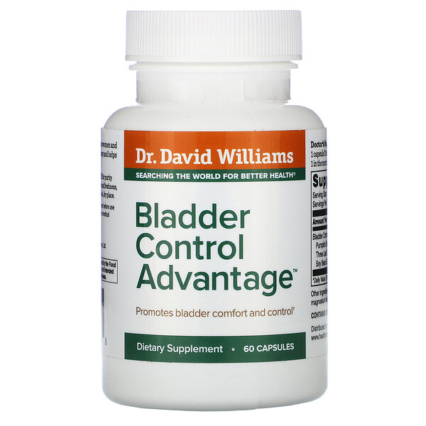 Dr. Williams, Bladder Control Advantage, 60 Capsules
