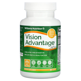 Williams Nutrition, Vision Advantage（ビジョンアドバンテージ）、90粒