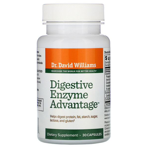 Williams Nutrition, Digestive Enzyme Advantage（消化酵素アドバンテージ）、30粒