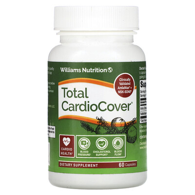 

Williams Nutrition, Total CardioCover, 60 Capsules