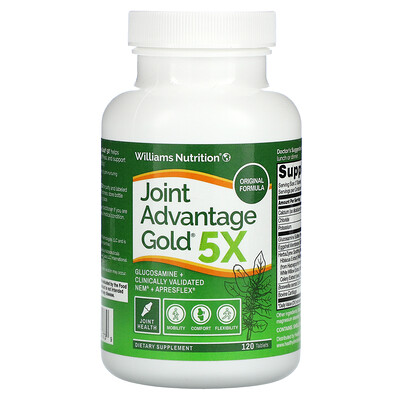 

Williams Nutrition Joint Advantage Gold 5X 120 Tablets