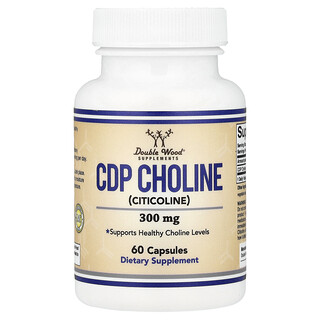 Double Wood Supplements, CDP Colina, 300 mg, 60 cápsulas