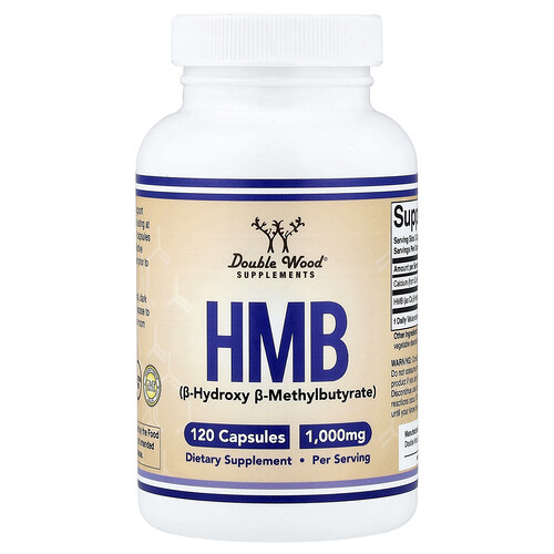 Double Wood Supplements, HMB, 120 Capsules