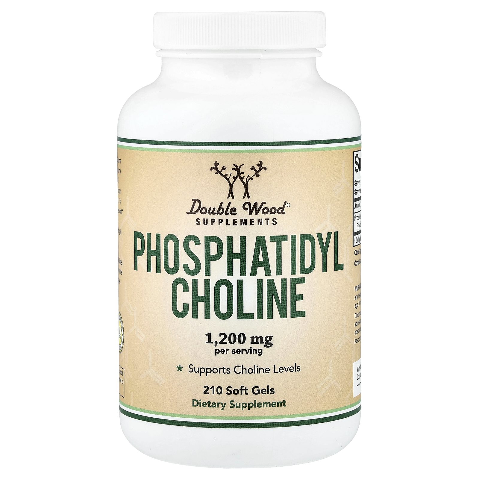 Phosphatidyl Choline, 1,200 mg, 210 Soft Gels