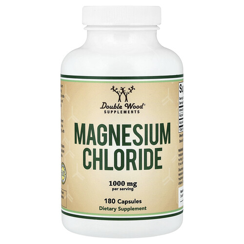 Double Wood Supplements マグネシウムクロライド 180カプセル（1カプセルあたり500mg）