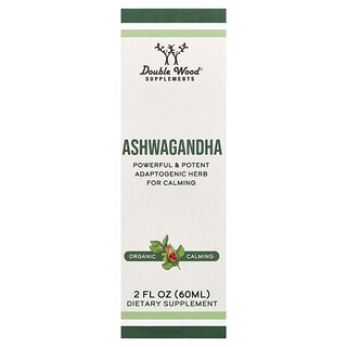 Double Wood Supplements, Ashwagandha, 2 fl oz (60 ml)
