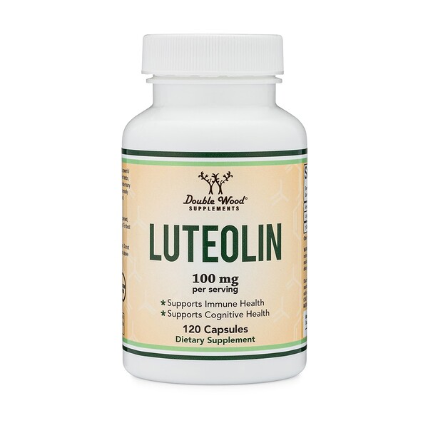 Double Wood Supplements Luteolin, 120 Capsules (50 mg per Capsule)