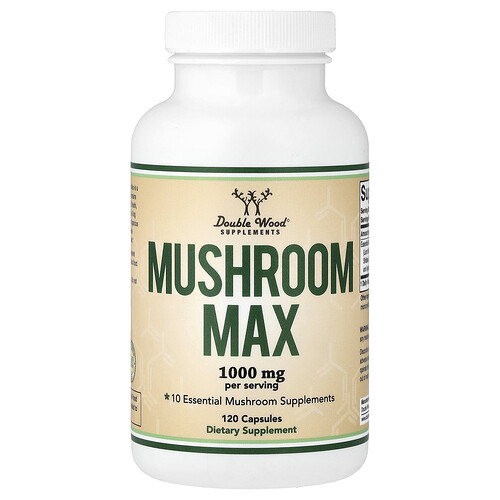 Double Wood Supplements, Mushroom Max, 120 Capsules