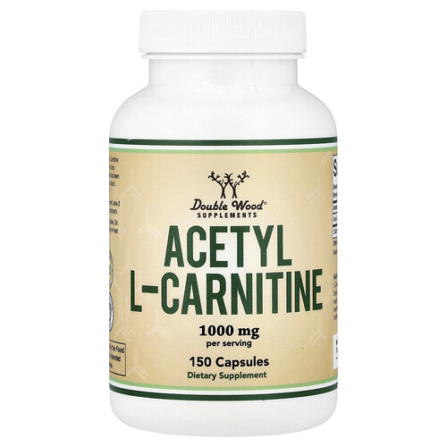 Double Wood Supplements アセチル L-カルニチン 500mg カプセル150粒
