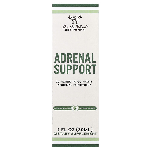 Double Wood Supplements, Adrenal Support, 1 fl oz (30 ml)