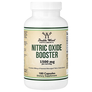 Double Wood Supplements, Booster de monoxyde d'azote, 180 capsules