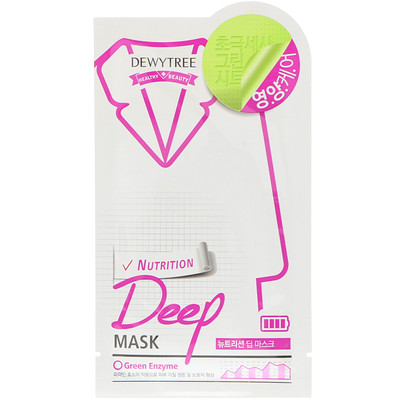 Dewytree Deep Mask, Nutrition, 1 Sheet, 27 g