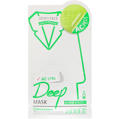 Dewytree Deep Mask, AC Control, 1 Sheet, 27 g