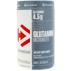 Dymatize Nutrition, Glutamine Micronized, Unflavored, 10.6 oz (300 g)