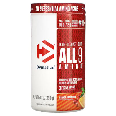 

Dymatize ALL9AMINO Orange Cranberry 15.87 oz (450 g)