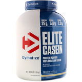 Dymatize Nutrition, Elite Casein, однородная ваниль, 1,8 кг отзывы