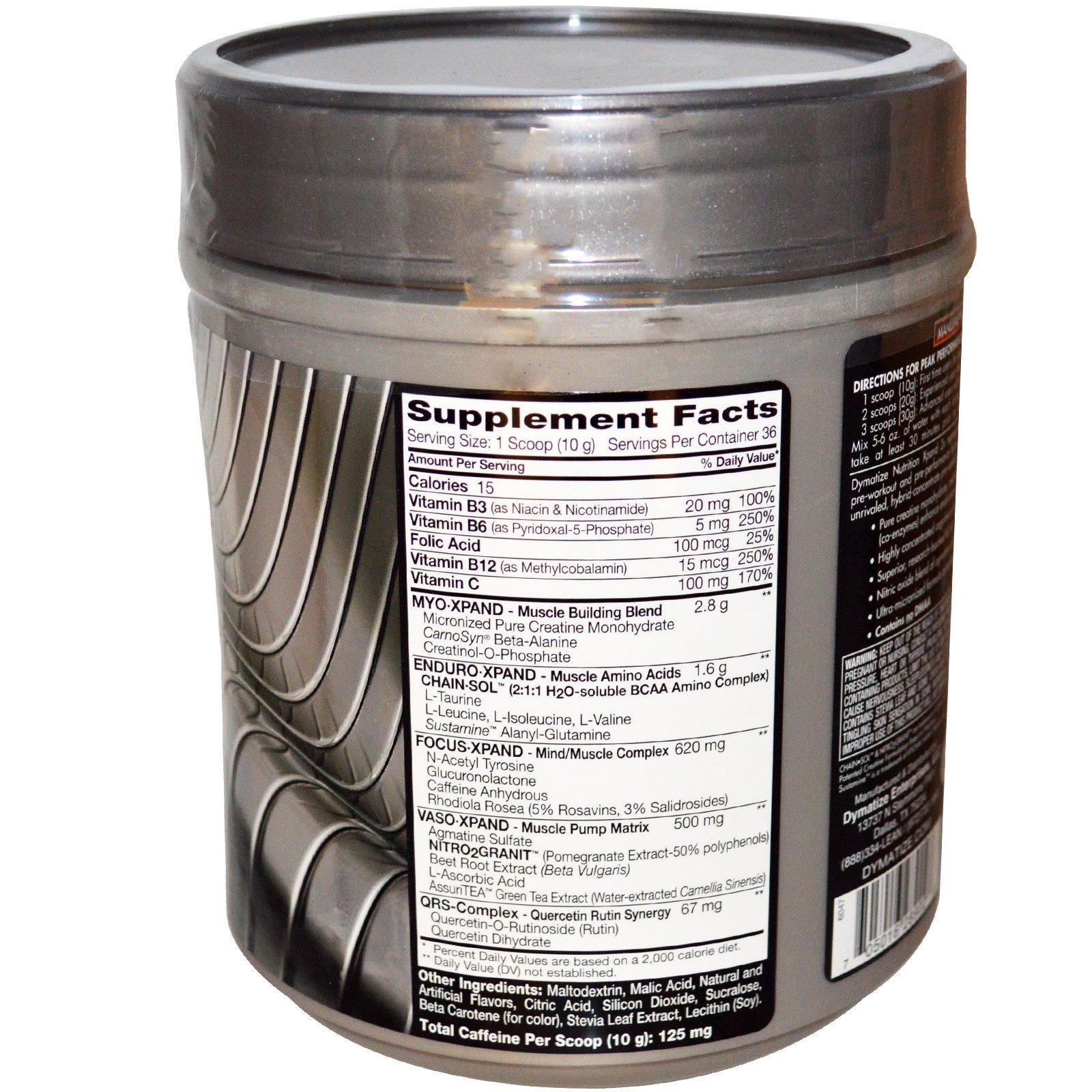 Dymatize Nutrition, Xpand 2x, PreWorkout Formula