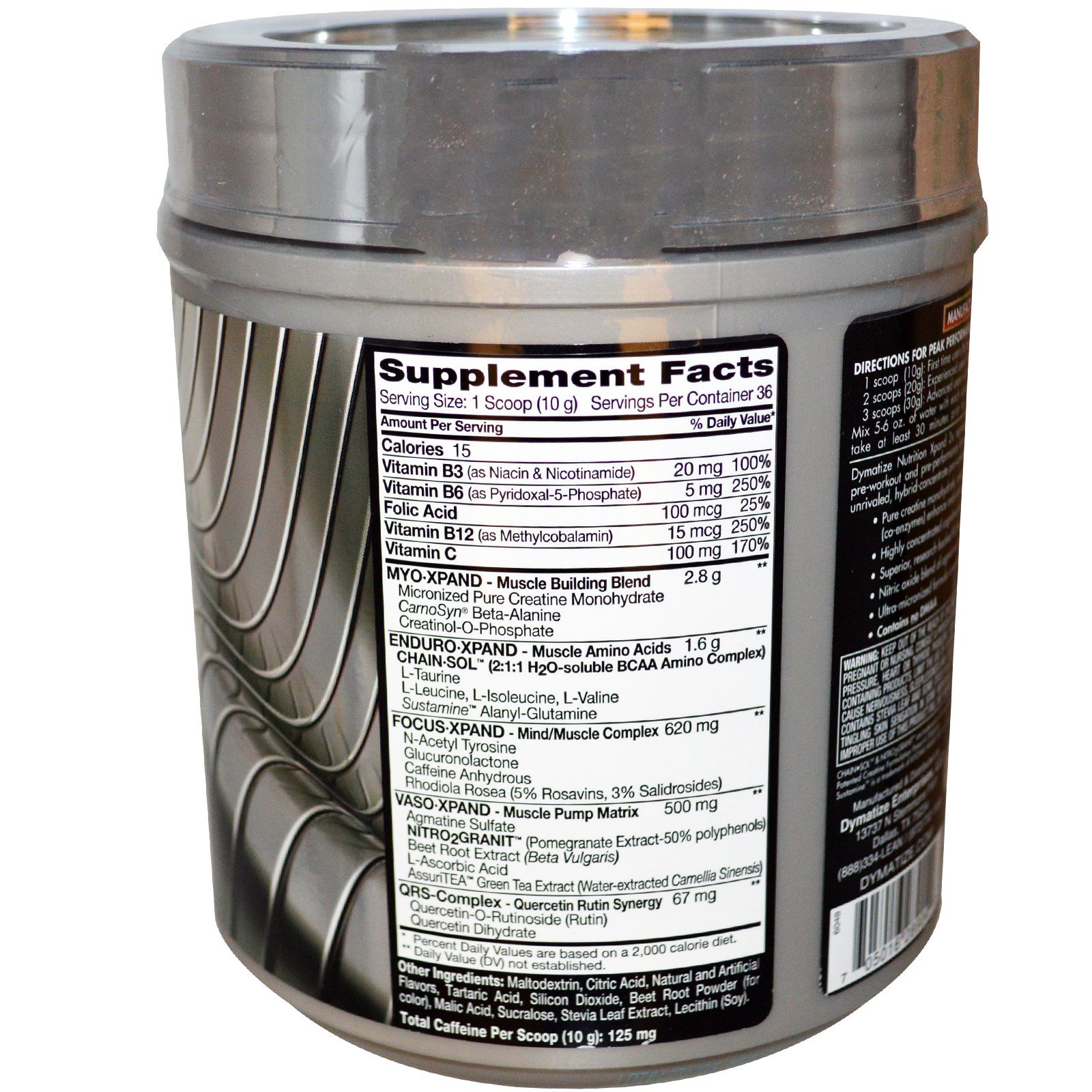 Dymatize Nutrition, Xpand 2X, Muscle Igniter, PreWorkout