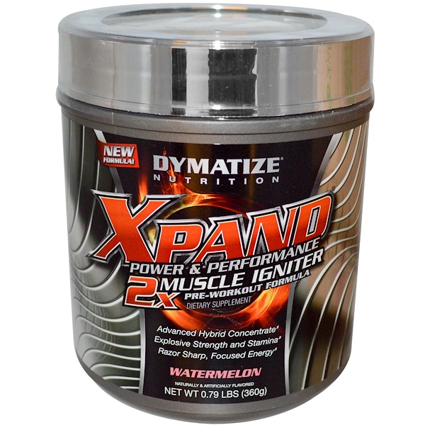 Dymatize Nutrition, Xpand 2x, Muscle Igniter, PreWorkout