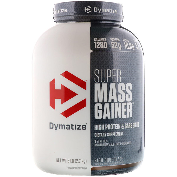 Dymatize Nutrition, Super Masse-Gainer, Reiche Schokolade, 2,7 kg