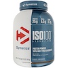 Dymatize Nutrition, ISO 100 加水分解、100%ホエイプロテインアイソレート、ファッジブラウニー、48オンス (1.4 kg)