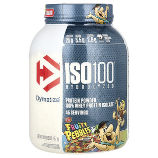 Dymatize, ISO100® 全水解乳清蛋白分離物，水果味，3 磅（1.4 千克）