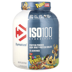 ISO100® Hydrolyzed, 100 %-вий ізолят сироваткового протеїну, фруктові шматочки, 2,3 кг (5 фунтів)