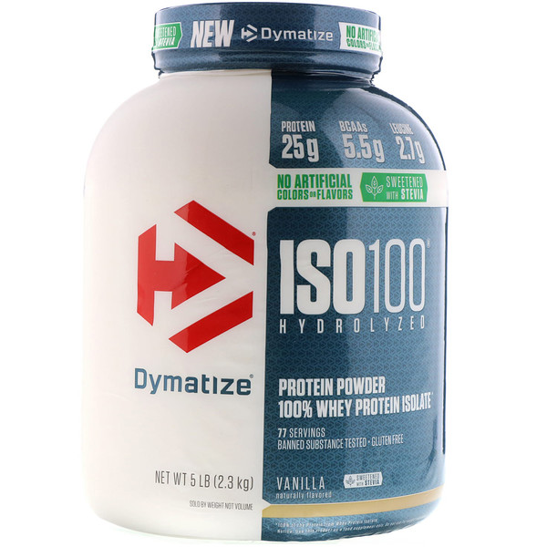 Dymatize Nutrition, ISO100 Hydrolyzed, 100 Whey Protein Isolate