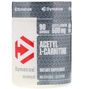 Отзывы о Диматайз Нутришн, Acetyl L-Carnitine, 500 mg, 90 Capsules