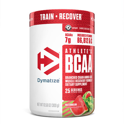 Dymatize Nutrition Athlete's BCAA, арбуз, 300 г (10,58 унции)