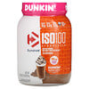 Dymatize, ISO100® Hidrolisado, 100% de Isolado de Whey Protein, Mocha Dunkin' Latte, 650 g (1,4 lb)