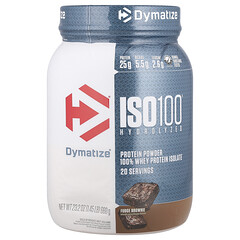ISO100® Hydrolyzed, 100 %-вий ізолят сироваткового протеїну, шоколадна помадка, 660 г (1,45 фунта)