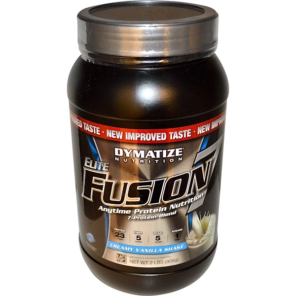 Dymatize Nutrition, Elite Fusion 7 Protein Blend, Creamy Vanilla Shake