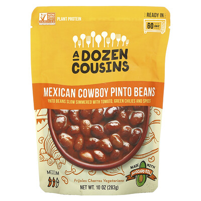 

A Dozen Cousins Mexican Cowboy Pinto Beans Medium 10 oz (283 g)