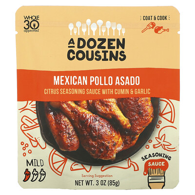 

A Dozen Cousins Mexican Pollo Asado Seasoning Sauce 3 oz (85 g)