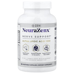NeuraZenx®, підтримка нервової системи, 120 рослинних капсул