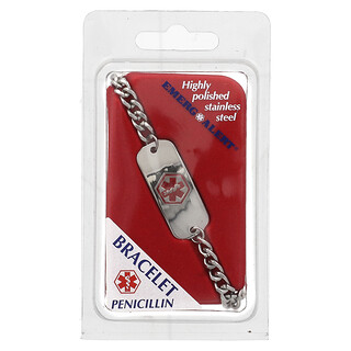 Emerge-Alert, Allergy Bracelet, Penicillin, 1 Count