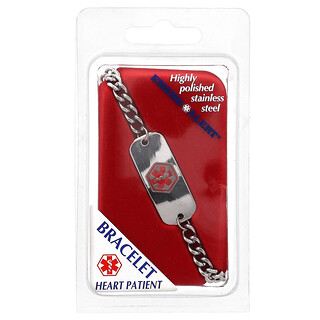 Emerge-Alert, Pulsera médica, Paciente cardíaco, 1 unidad