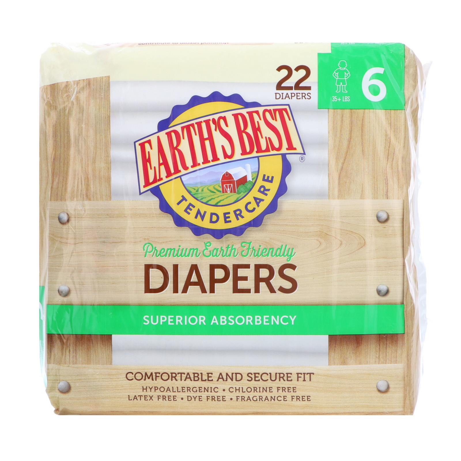 earth's best diapers size 6