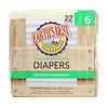 TenderCare, Premium Earth Friendly, Diapers, Size 6, 35 + lbs, 22 Diapers