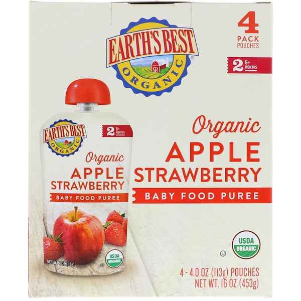 earth's best organic baby food pouches