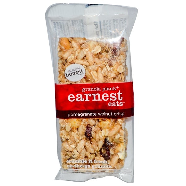 Earnest Eats, Granola Plank, Pomegranate Walnut Crisp, 3 oz (85 g) (Discontinued Item) 