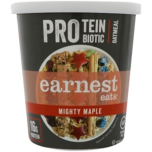 Отзывы о Ёрнест Итс, Protein Probiotic Oatmeal, Mighty Maple, 2.5 oz (71 g)