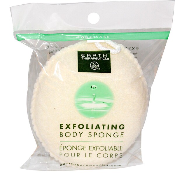 Earth Therapeutics, Exfoliating Body Sponge, 1 Sponge iHerb