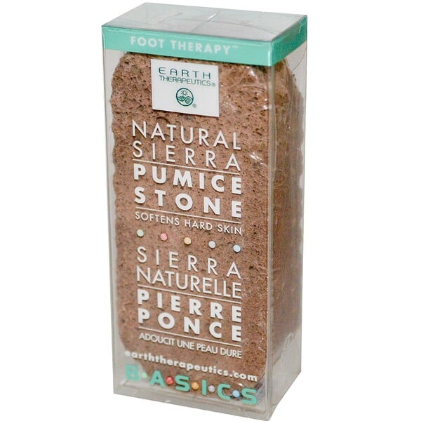 Earth Therapeutics‏, Basics, Natural Sierra, Pumice Stone, 1 Stone
