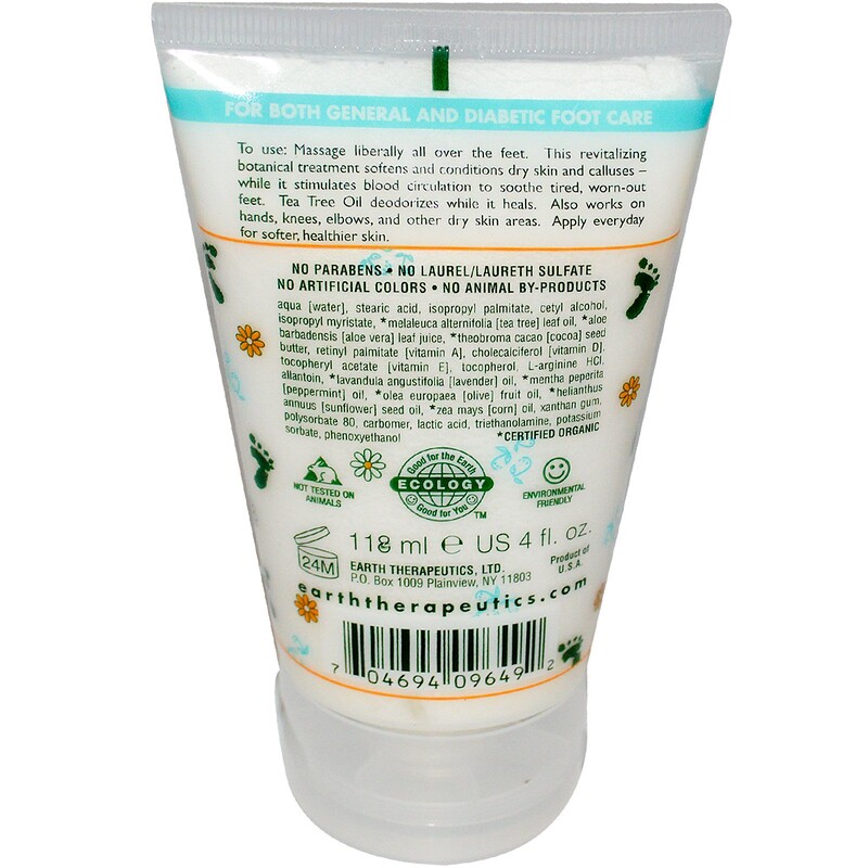 Earth Therapeutics, Basics, Foot Repair, Therapeutic Balm, 4 fl oz (118