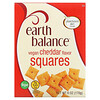 Earth Balance, Vegan Squares, Cheddar, 6 oz (170 g)