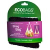 ECOBAGS, 市場系列,網兜,長柄22英寸,黑色,1個