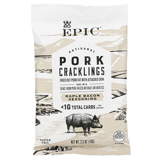 Epic Bar, توابل لحم الخنزير الاحترافية، توابل لحم الخنزير المقدد مع القيقب، 2.5 أونصة (70 غرام)
