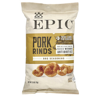 Epic Bar, Chicharrones, Condimento para barbacoa, 70 g (2,5 oz)